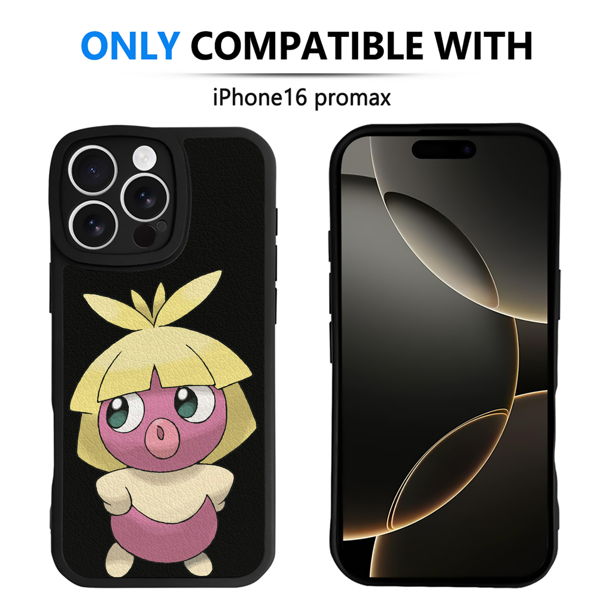 （画像用） ポケットモンスター Pokémon 【iPhone 16シリーズ対応】シリコンスマホケース（レザー調） 材質：シリコン